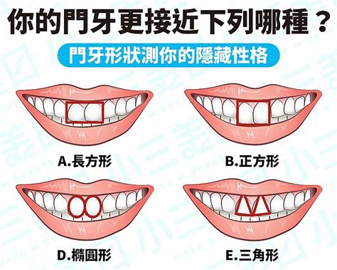 門牙很大顆